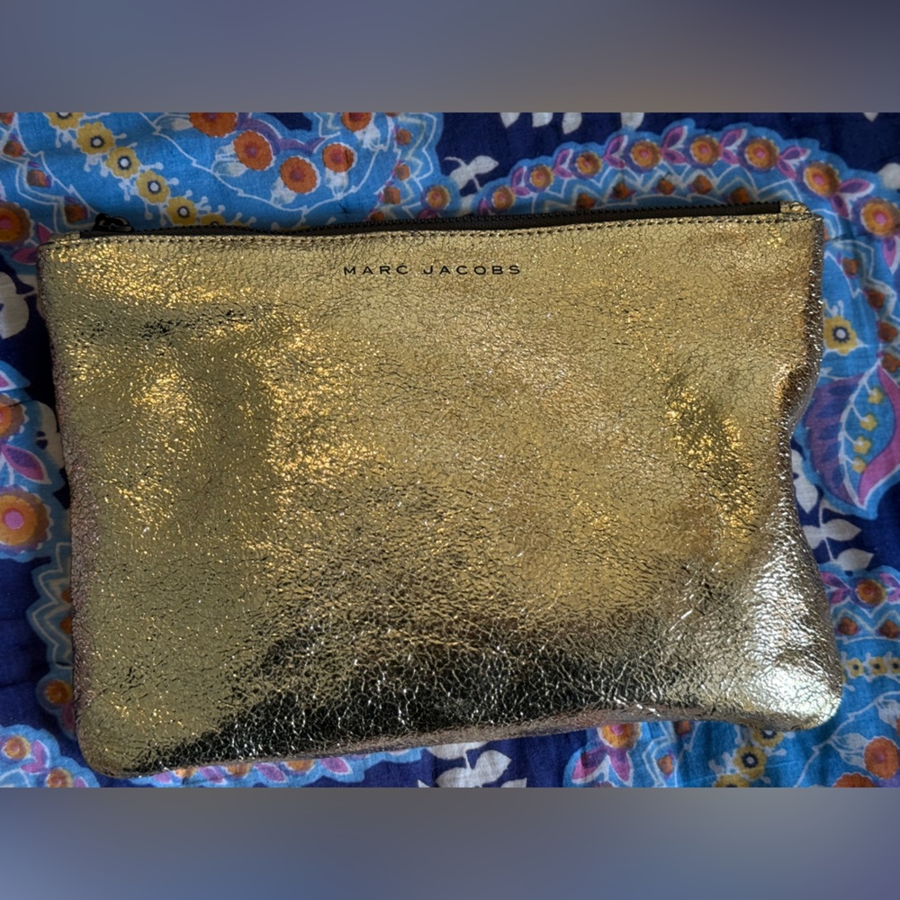 Marc Jacobs Shimmering Gold Clutch